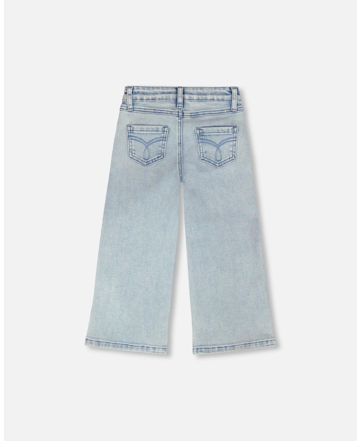 Deux par Big Girls Wide Leg Light Denim Jeans
