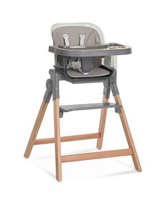 Toddler TinyThrone 2-in-1 Highchair in Grapefruit Pink High Chair Converts into Booster Seat & Adult Stool, Removable Tray and Easy to Clean