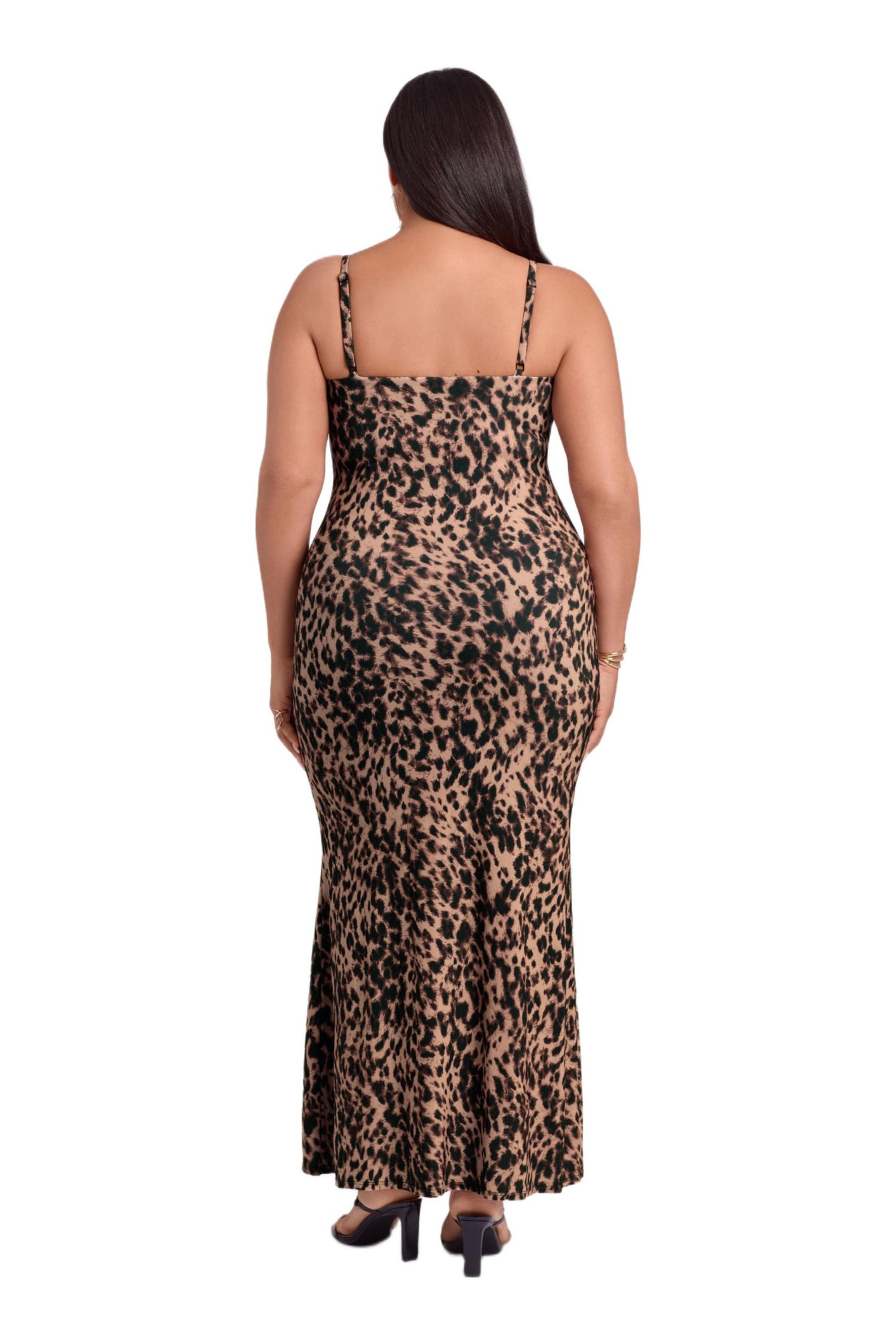 Women's Sculpting Shapewear Scoop Neck Cami Maxi Dress