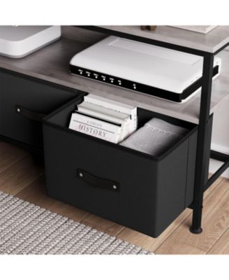 TV Stand for Living Room, Dresser-Style TV Stand with 3 Drawers