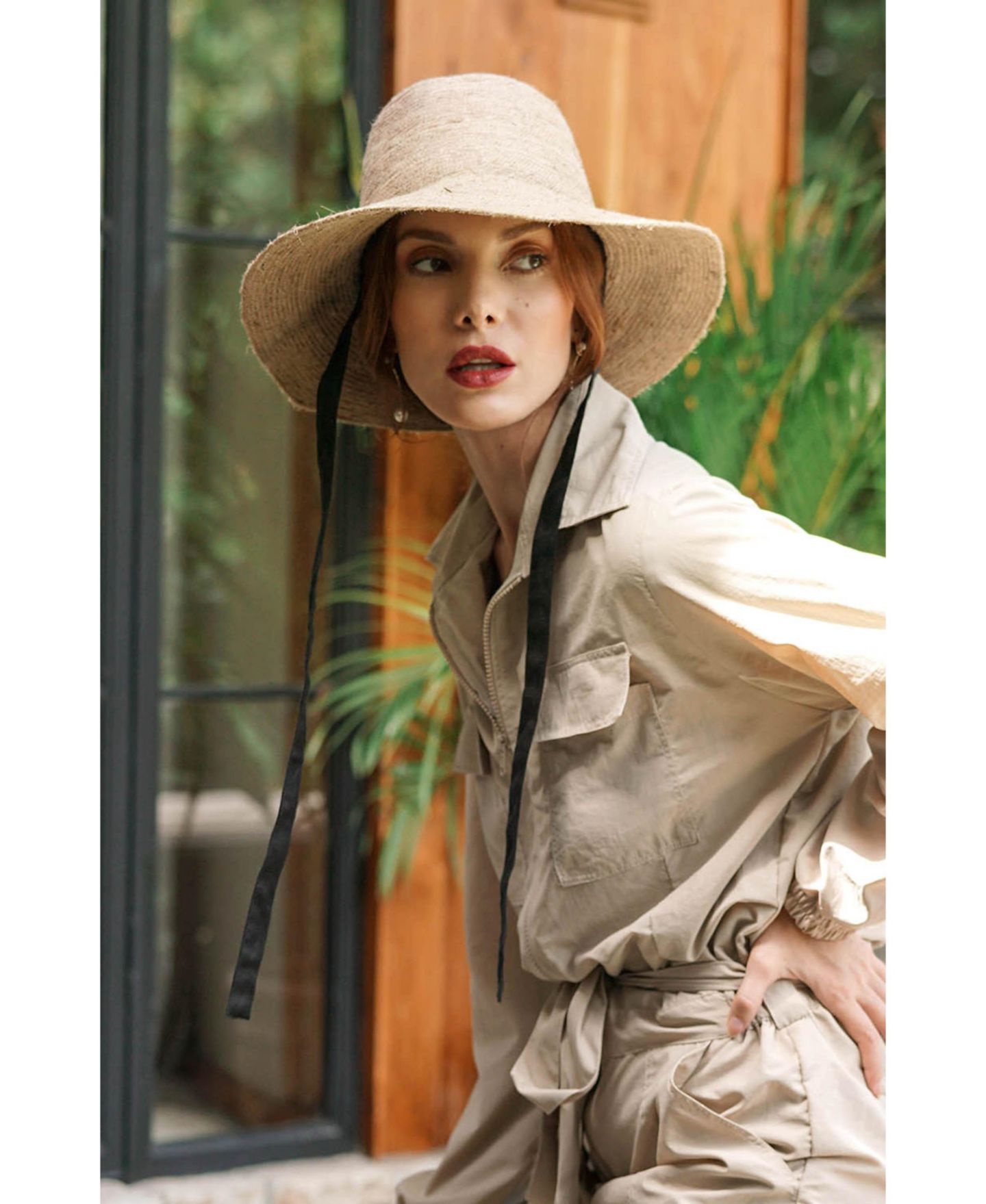 Женский головной убор Brunna.co Jute Straw Hat, цвет: Бежевый — фото 3