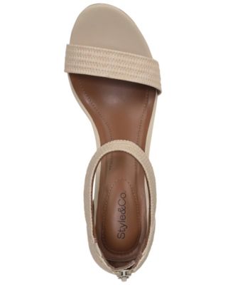 Women's Paycee Two-Piece Mid-Heel Dress Sandals