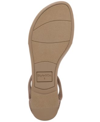 Women's Eileen Elasticized Round Toe Flat Sandals