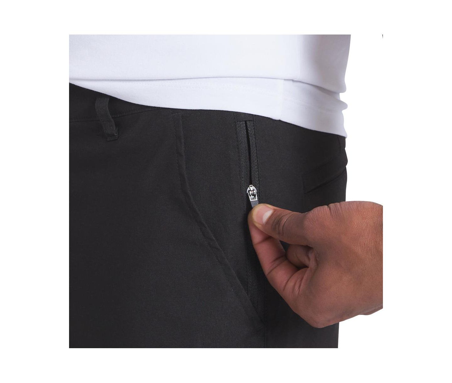 Мужские шорты DKNY Essential Stretch Tech Chino, цвет: Чёрный — фото 3