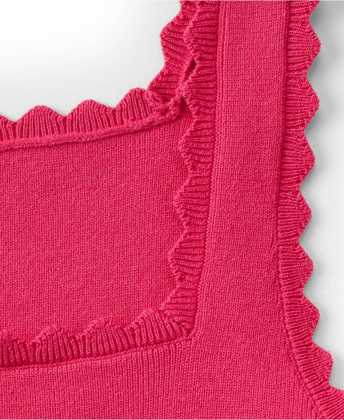 Lands' End Women's Square Neck Tank Sweater - Set Top