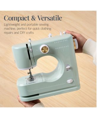 55-Piece Sewing Machine Kit for Beginners, w/ 16 Stitch Patterns, Double Stitching