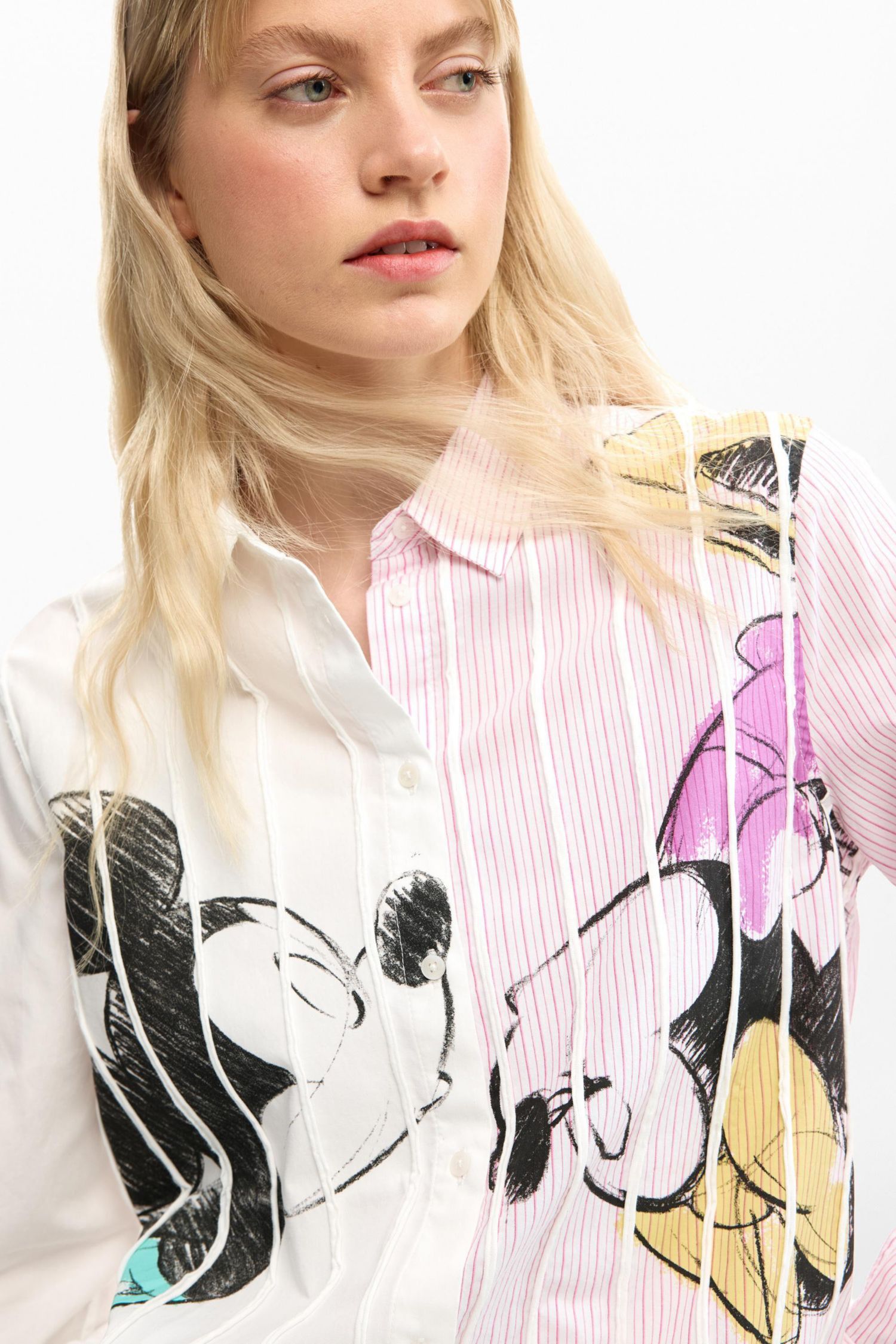 Women's Mickey And Minnie Mouse Shirt