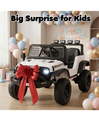 24V Ride On Car for Kids with Parent Remote Control and Music