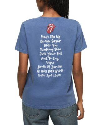 Women's Rolling Stones Patch Classic Crewneck T-Shirt