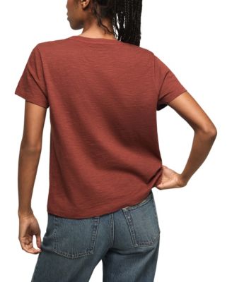 Women's Floral Steer Skull Classic Crewneck T-Shirt