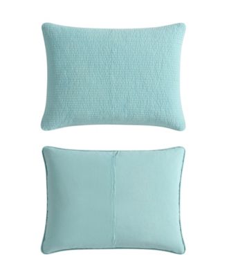 Seashore Stitch Cotton Reversible 3-Pc. Quilt Set, Full/Queen