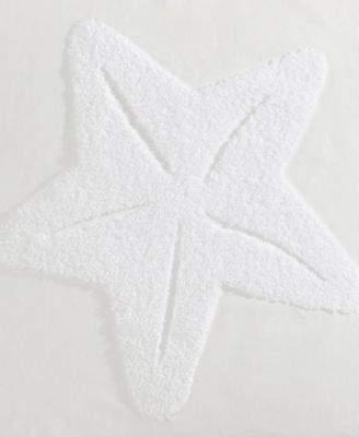 Starfish Loop Embroidered Square Decorative Pillow, 20" x 20"