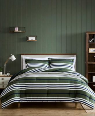 Uphaul Stripe Reversible 3-Pc. Comforter Set, Full/Queen