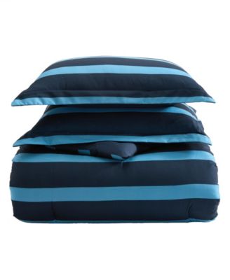 Keelson Stripe Reversible 3-Pc. Comforter Set, Full/Queen