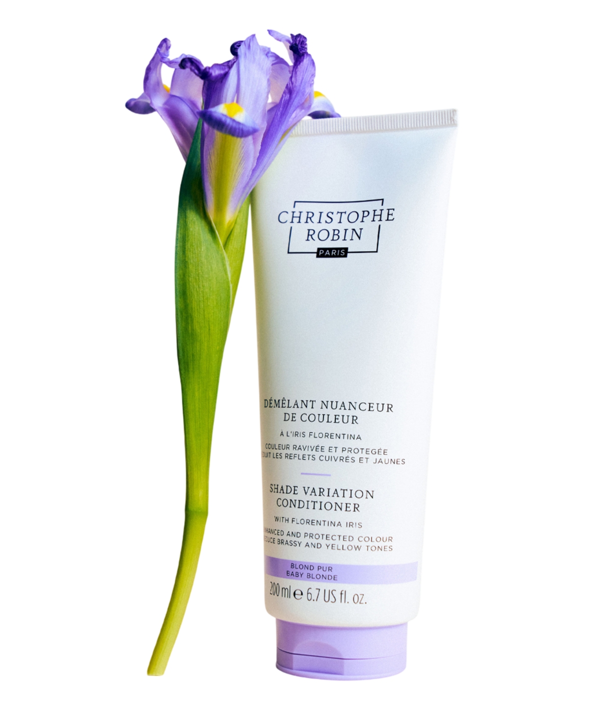 Christophe Robin Shade Variation Conditioner With Florentina Iris Baby Blonde In Default Title