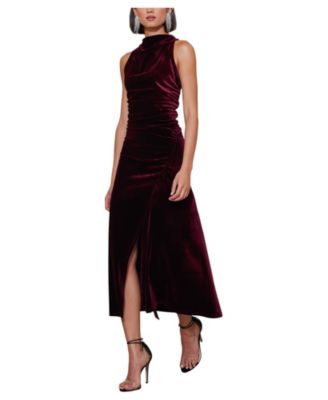 Women's BISHOP + YOUNG Elle Velvet Halter Dress