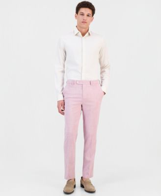 Men's Slim-Fit Spandex Super-Stretch Suit Pants