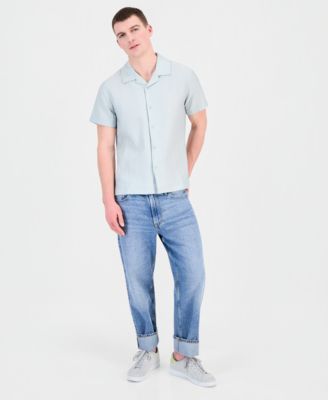 Men's Seersucker Woven Shirt