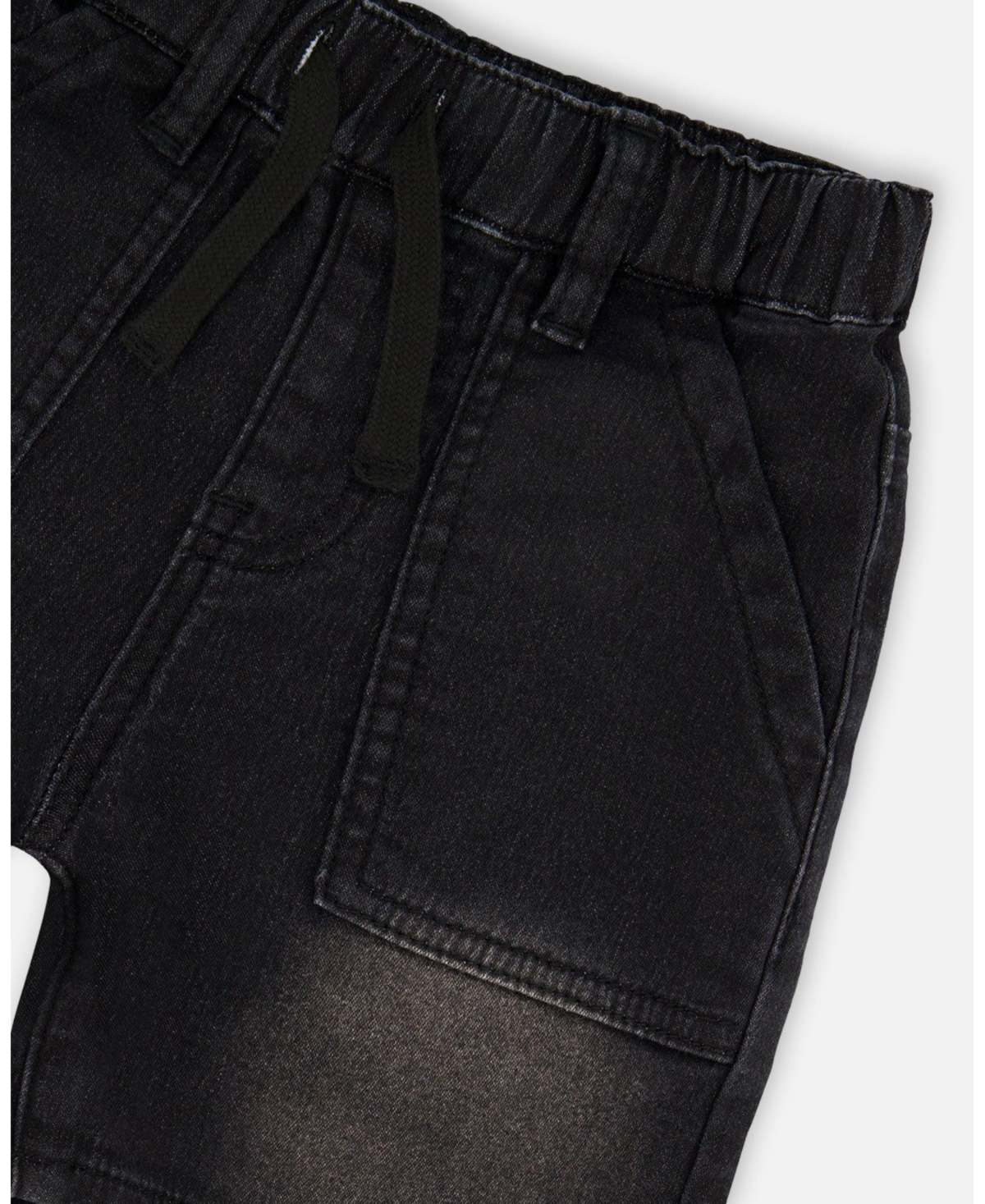 Deux par Big Boys French Terry Denim Shorts