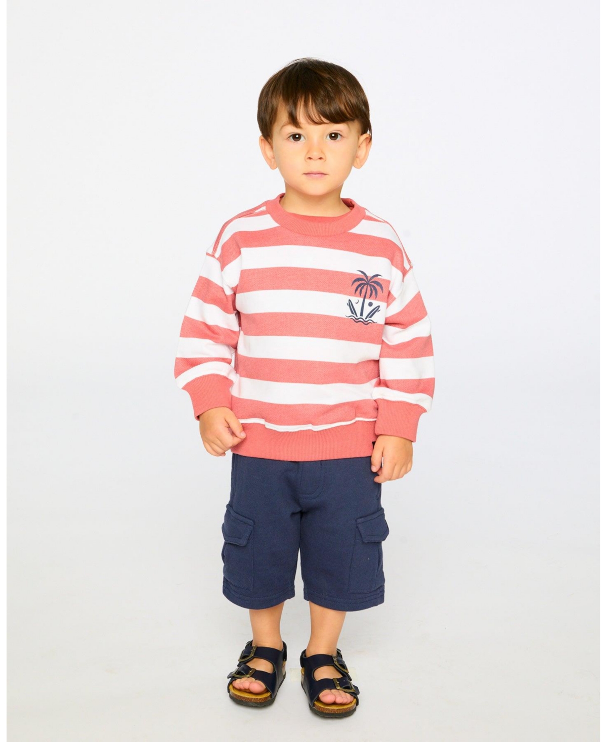 Deux par Toddler Boys French Terry Shorts