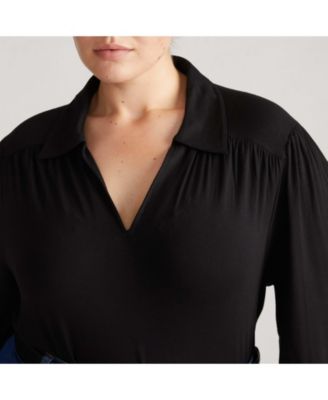 Plus Size Moore Liquid Jersey Blouse