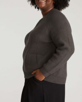 Women's Plus Size Better-Than-Wool Zip Cardigan Sweater