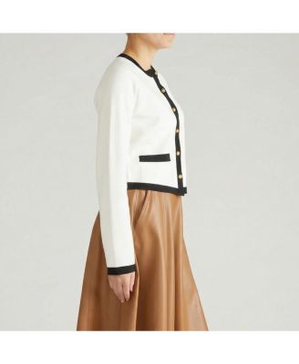 Plus Size Gabrielle Button-Front Cardigan Sweater