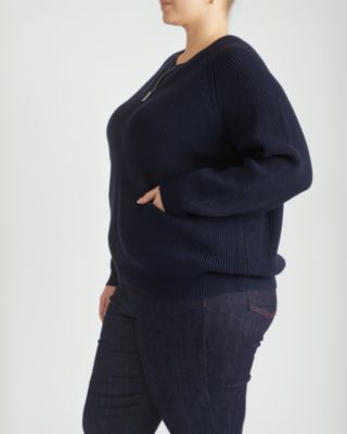 Women's Plus Size Better-Than-Wool Zip Cardigan Sweater