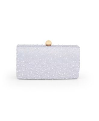 Woman's Heather Opal Crystal Minaudiere