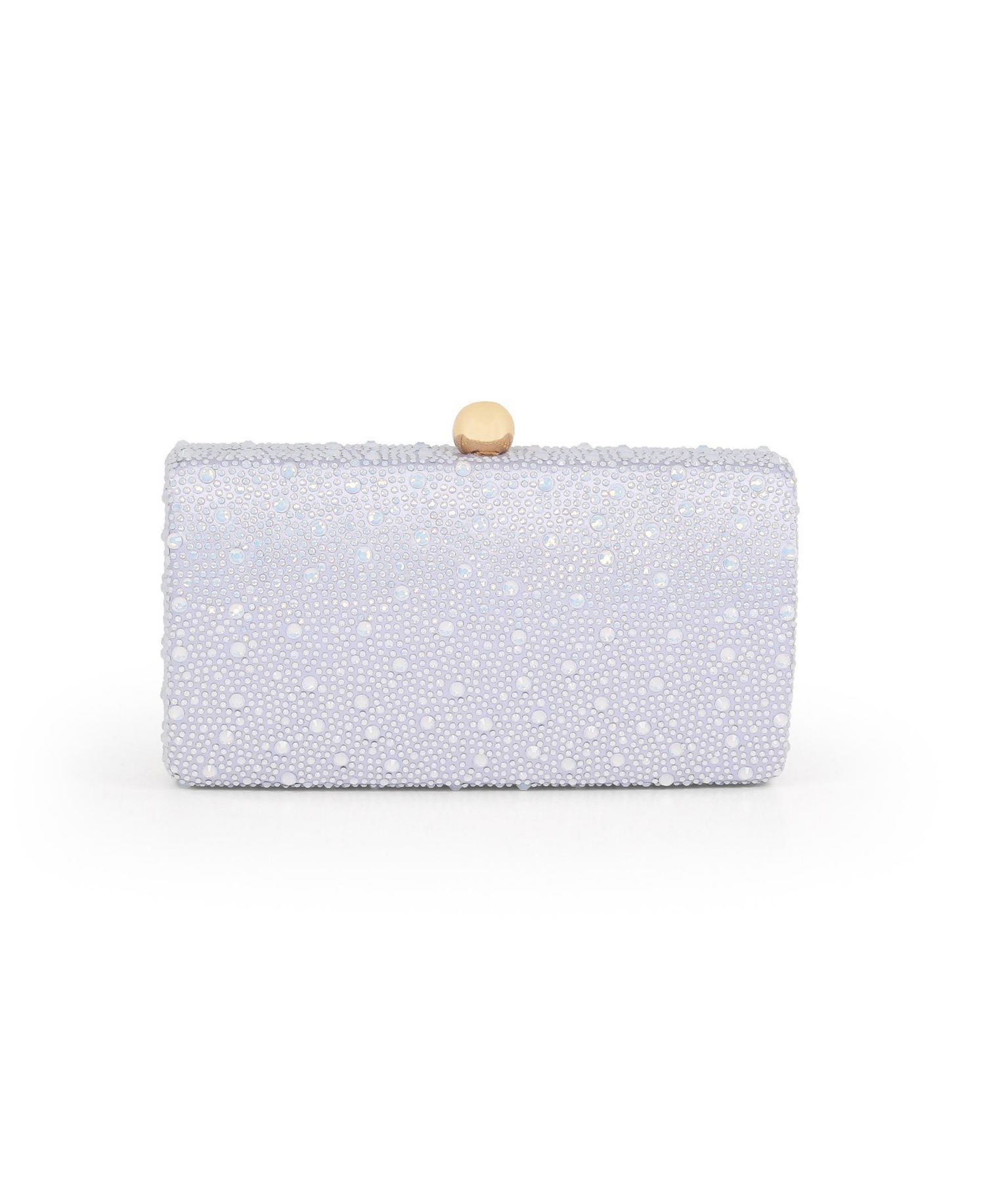 Woman's Heather Opal Crystal Minaudiere