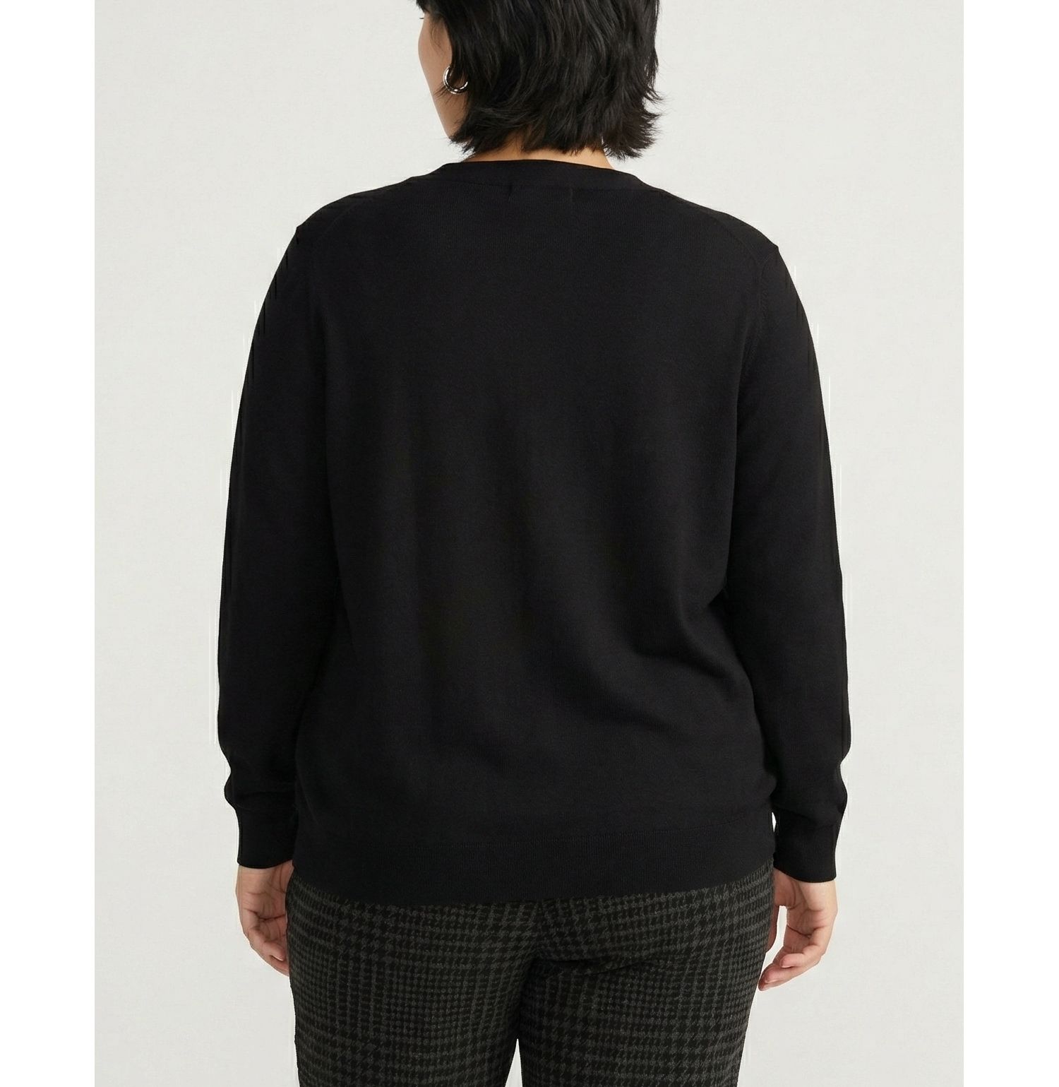 Plus Size Savvy Fine Knit Cardigan