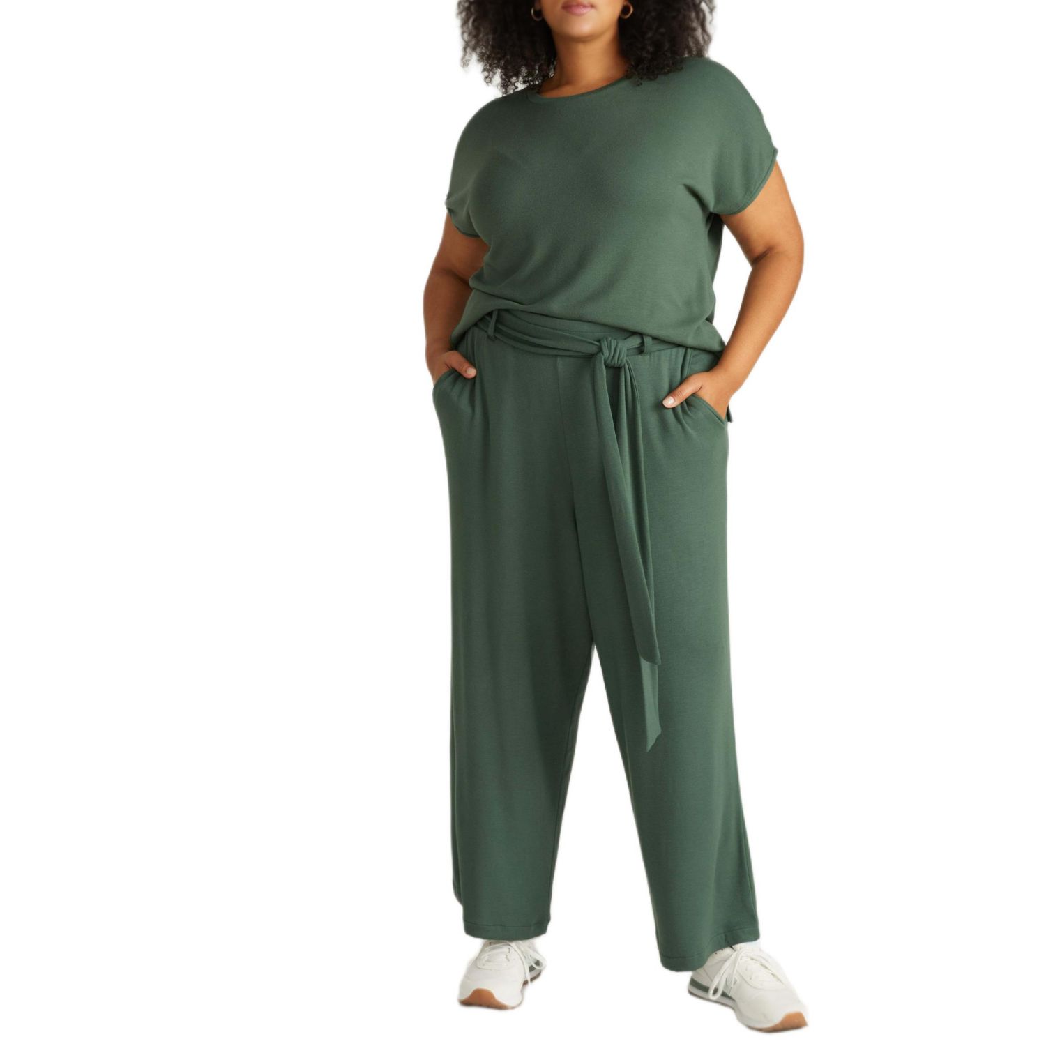 Women's Travel Knit Wide Leg Pants