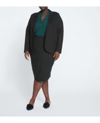 Plus Size Beas Ponte Blazer