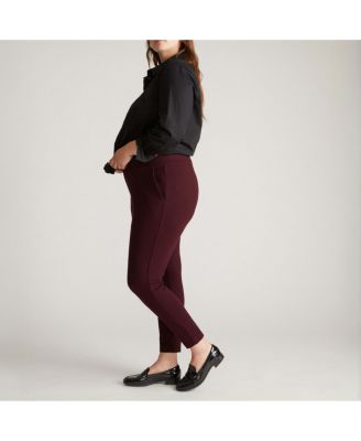 Women's Plus Size Minimalist Moro Pocket Signature Ponte Pants