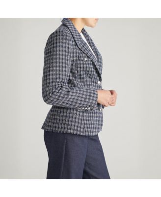 Plus Size 4 Pocket Ponte Blazer