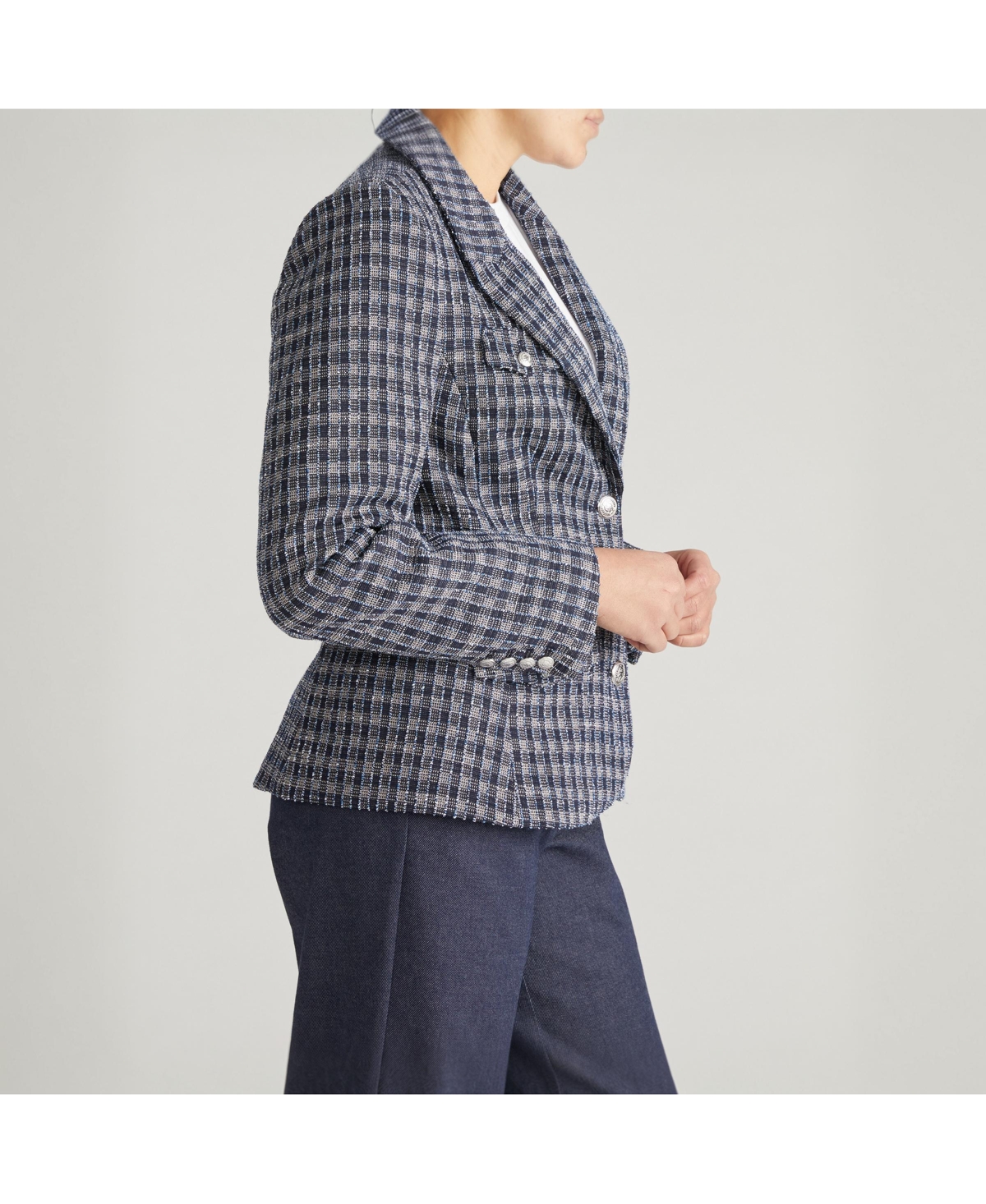 Universal Standard Plus 4 Pocket Ponte Blazer