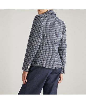 Plus Size 4 Pocket Ponte Blazer