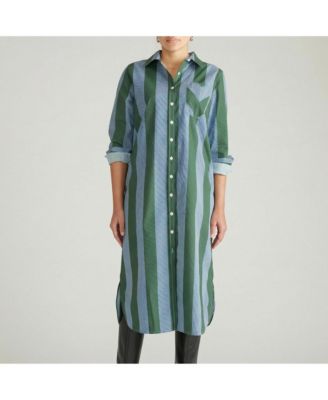 Plus Size Odeon Stretch Poplin Shirtdress
