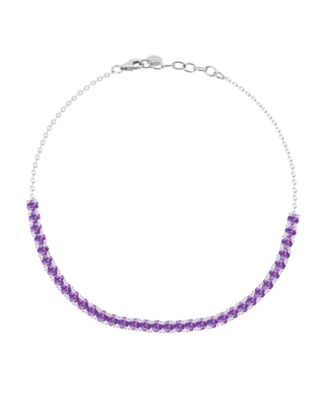 Multi-Gemstone Bracelet in Sterling Silver