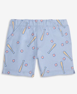 Toddler Boys' 2T-4T Mix & Match Baseball-Print French Terry Shorts