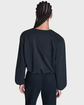 Women's Bubble Sleeve Bomber Jacket