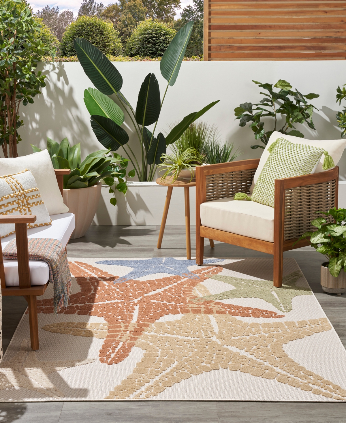 Nourison Home Aloha ALH28 3'6"x5'6" Area Rug