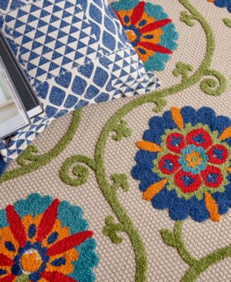 Aloha ALH19 3'6" x 5'6" Outdoor Area Rug