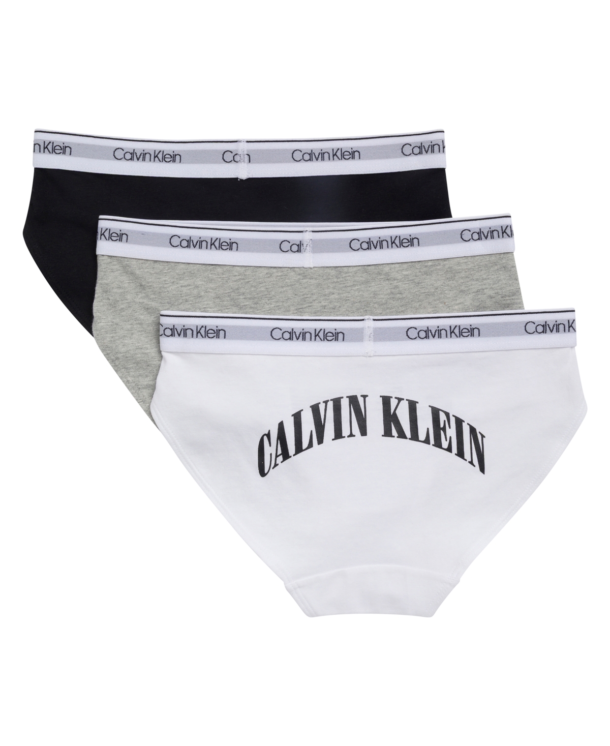 Calvin Klein Girls' 6-16 Logo At Back And Waistband Panty