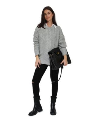 Women's Belle and Bloom Perfect Me Oversized Crew Sweater