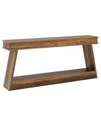 Farmhouse Console Table, Wood 70.9 Inch Extra Long Entryway Table with Storage, Narrow Long Sofa Tables Behind Couch