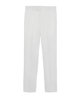 Boys' 8-20 Tri-Blend Zip Closure Linen Suit Pants