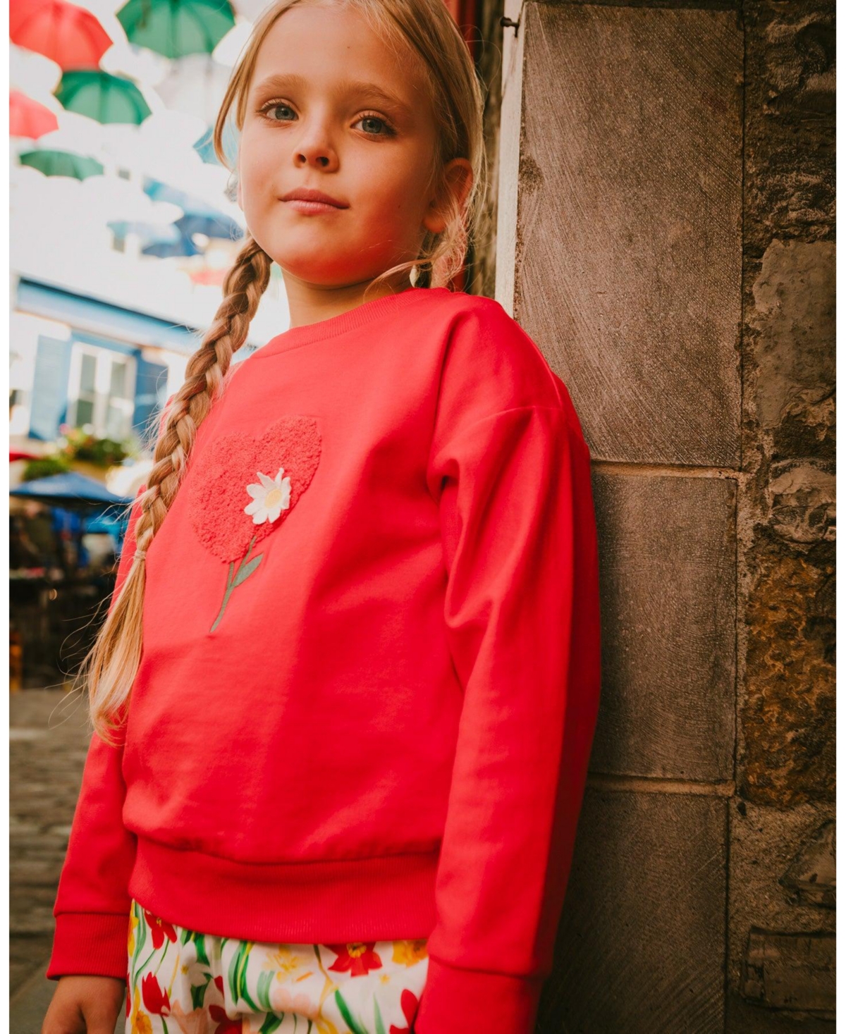 Deux par Toddler Girls French Terry Sweatshirt