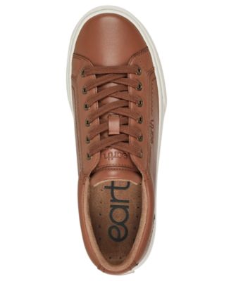 Women's Dailey Leather Low Profile Lace-Up Sneakers