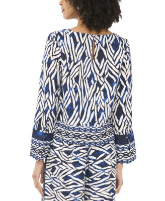 Women's Boat Neck Woven Top